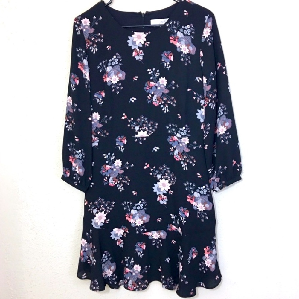 Loft 6 petite swing dress business causal euc